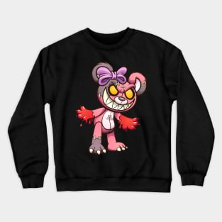 Scary teddy bear Crewneck Sweatshirt